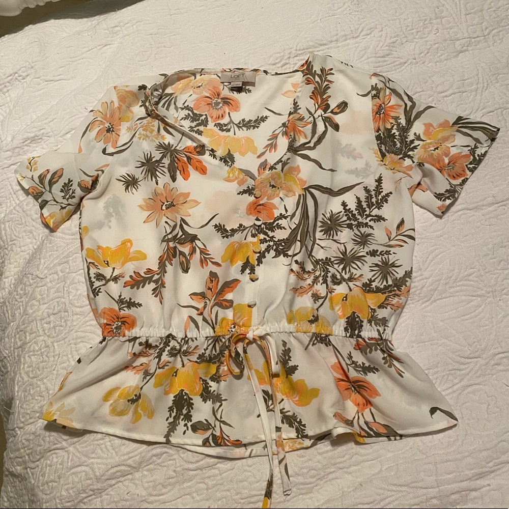 Loft Floral Blouse